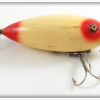 Vintage Heddon White & Red 260 Surface Minny Lure 262