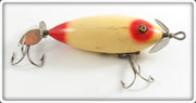 Vintage Heddon White & Red 260 Surface Minny Lure 262