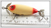 Heddon White & Red 260 Surface Minny 262