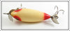 Heddon White & Red 260 Surface Minny 262