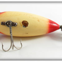 Heddon White & Red 260 Surface Minny 262