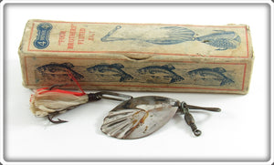 Vintage Pflueger 4 Brothers Fluted Bait Lure In Box 