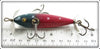 Dan Jitterbug Jones Red, White & Blue Repainted Pflueger Neverfail Minnow