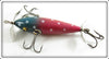 Dan Jitterbug Jones Red, White & Blue Repainted Pflueger Neverfail Minnow