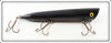 Vintage Ed Latiano Black Musky Popper Lure