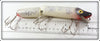 Vintage Ed Latiano Silver Flash Jointed Musky Vamp Lure