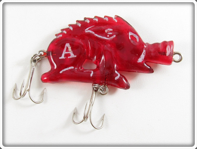 Vintage Cotton Cordell Arkansas Razorbacks Razorbug Pig Lure