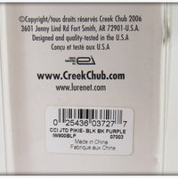 Creek Chub Black Back Purple Giant Jointed Pikie In Package