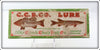 Creek Chub Nickel, White And Red Sinful Sal Empty box S-21