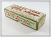 Creek Chub Nickel, White And Red Sinful Sal Empty box S-21