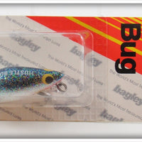 Vintage Bagley Dazzl-R Laser Scale Hustle Bug Lure On Card 