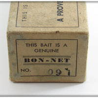 W. H. Hobbs Supply Co Frog Bon-Net Minnow Empty Box