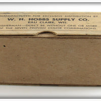 W. H. Hobbs Supply Co Frog Bon-Net Minnow Empty Box