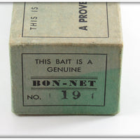 W. H. Hobbs Supply Co Green Scale Bon-Net Minnow In Box