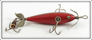 South Bend Red Black Shaded Back Min-Buck Minnow Lure 943 SR