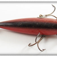 South Bend Red Black Shaded Back Min-Buck Minnow 943 SR