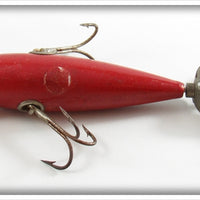 South Bend Red Black Shaded Back Min-Buck Minnow 943 SR