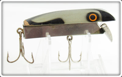 Vintage B. & J. Tackle Co Black & Grey Roller Flasher Lure