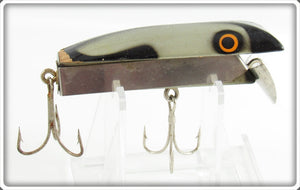 Vintage B. & J. Tackle Co Black & Grey Roller Flasher Lure