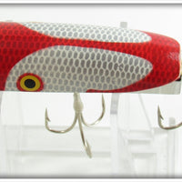 B. & J. Tackle Co White & Red With Scales Roller Flasher In Box