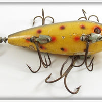 W. H. Hobbs Supply Co Yellow Spotted Bon-Net Minnow Lure