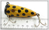 Biff Bait Company Yellow Black Spots Master Biff Plug