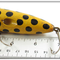 Biff Bait Company Yellow Black Spots Master Biff Plug