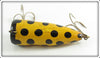 Biff Bait Company Yellow Black Spots Master Biff Plug