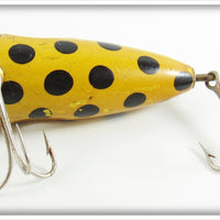 Biff Bait Company Yellow Black Spots Master Biff Plug