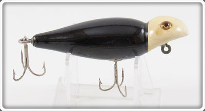 Vintage Strikemaster Black White Head Glider Lure