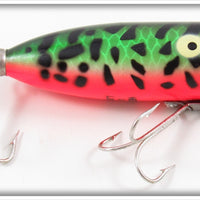 Vintage Heddon Green Crawdad Baby Lucky 13 Lure 2400 GR
