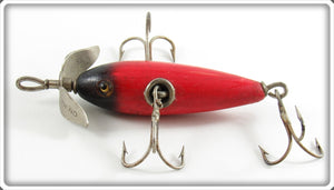 South Bend Red With Black Nose Midget Underwater Minnow Lure 901 R