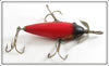 South Bend Red With Black Nose Midget Underwater Minnow 901 R