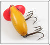 Arbogast Yellow Shore Wood Body Plastic Lip Peanut