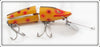 Vintage Heddon Spotted Orange Scissor Tail Lure 9830 SO