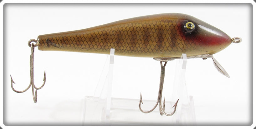 Vintage Paw Paw Gold Scale Old Chub Sucker Lure