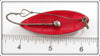 South Bend Chrome & Red Sun Spot Spoon