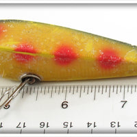 Heddon Yellow With Red Spots 850 Swimming Minnow 851