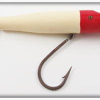 Creek Chub Red Head White Single Hook Tarpon Pikie 4002 Lure 