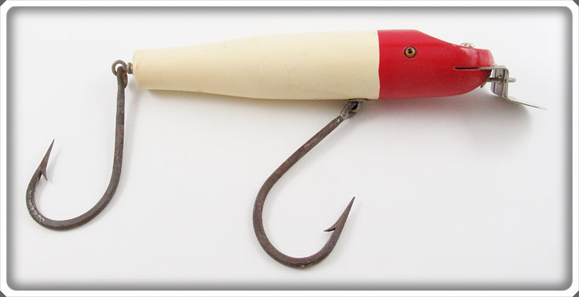 Creek Chub Red Head White Single Hook Tarpon Pikie 4002 Lure 