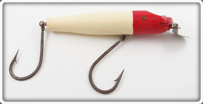 Creek Chub Red Head White Single Hook Tarpon Pikie 4002 Lure 