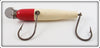 Creek Chub Red Head White Single Hook Tarpon Pikie 4002