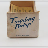 Watt Tackle Co Orange,Green, Blue, White & Red Twirling Twirp In Box