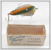 Watt Tackle Co Orange,Green, Blue, White & Red Twirling Twirp