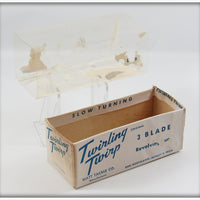 Watt Tackle Co Orange,Green, Blue, White & Red Twirling Twirp In Box