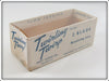 Watt Tackle Co Blue & White Twirling Twirp In Box