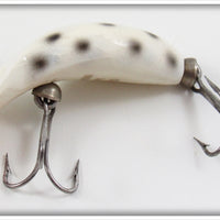 Heddon White Black Spots Tiny Tad 390 WBS