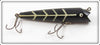 Vintage Nichols Black White Ribs Whissen Killer Darter Lure