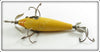 Heddon Solid Yellow 100 Dowagiac Minnow 109Y