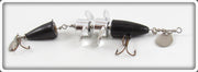 Vintage Cyclone Lure Co Black Cyclone Spinner Lure